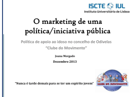 iniciativa pública - Joana Morgado - ISCTE-IUL