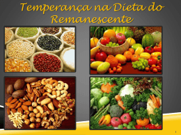 Temperança na Dieta do Remanescente2