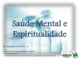 Saúde Mental e Espiritualidade
