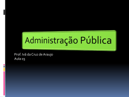 Administração Pública Burocrática