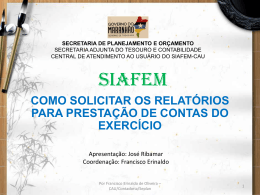 SIAFEM - seplan