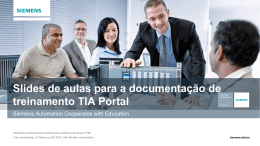 Documentação de treinamento TIA Portal