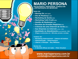 MARIO PERSONA Comunicação & Marketing www.mariopersona
