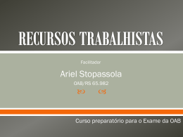 recurso ordin&aacute;rio