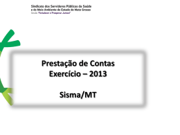 sindicato dos serv. da saúde e meio amb. estado de mato grosso