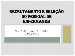 Aula 08 Recrutamento e seleção