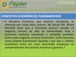 conceitos econômicos fundamentais