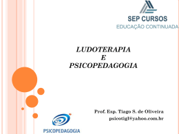 psicopedagogia - Professor Tiago