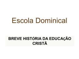 02 – Escola Dominical