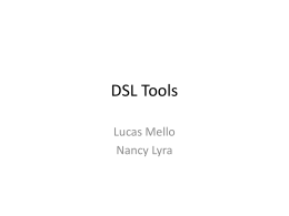 Seminário DSL Tools
