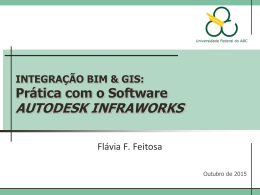 Pr&aacute;tica com o Software AUTODESK INFRAWORKS