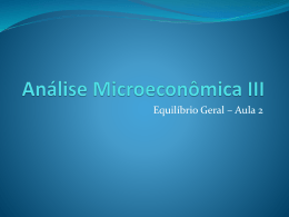 Análise Microeconômica III