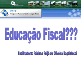 Programa Nacional de Educação Fiscal - PNEF