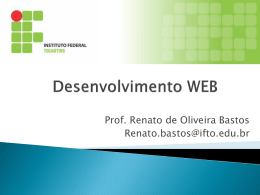Desenvolvimento WEB