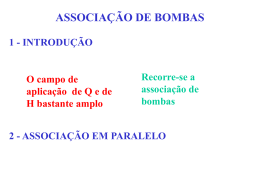 Associação de bombas