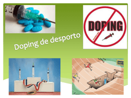 Doping de desporto - clubedeciencia6cv