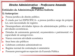 Direito Administrativo &ndash; Professora Amanda Almozara