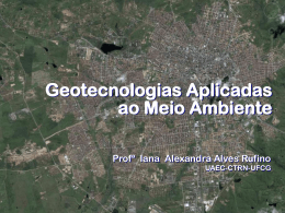 Geotecnologias Aplicadas ao Meio Ambiente