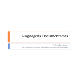 Linguagens Documentárias