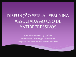 DISFUNÇÃO SEXUAL FEMININA ASSOCIADA AO - GO