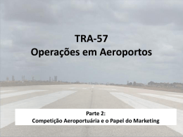 Módulo 2: Competição Aeroportuária e o Papel do Marketing