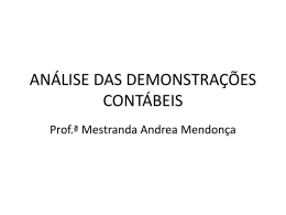 Ajustes para an&aacute;lise das demonstra&ccedil;&otilde;es cont&aacute;beis - CRA-MA