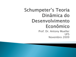 Schumpeter`s teoria - Continental Economics Institute