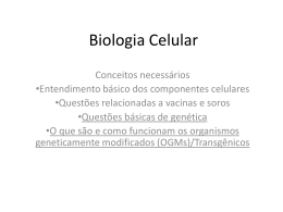 Biologia Celular - Cursinho Vitoriano