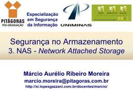 3. NAS - Network Attached Storage