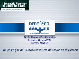 Guilherme Baptista - Modelo de Gest&atilde;o