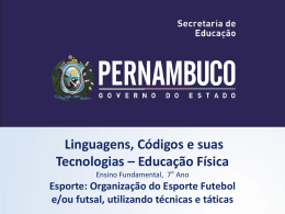 EDUCA&Ccedil;&Atilde;O F&Iacute;SICA, 7&ordm; Ano do Ensino Fundamental