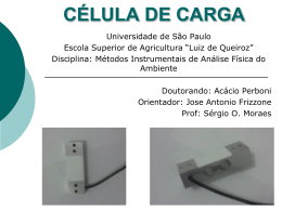 CÉLULA DE CARGA - LEB/ESALQ/USP