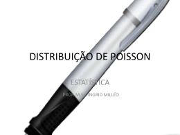 DISTRIBUIÇÃO DE POISSON