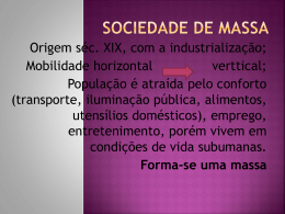 Sociedade de massa
