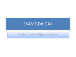 EXAME DA OAB