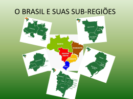 o brasil e suas sub