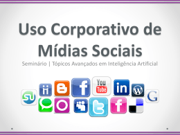 Uso corporativo de redes sociais