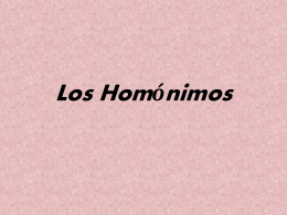 los-homonimos