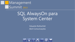 SQL AlwaysOn para System Center