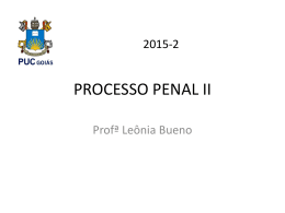 PROCESSO PENAL II