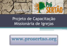 Projeto de Capacitação Missionária