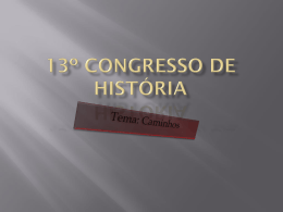 13º Congresso de História