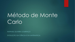 Método de Monte Carlo - Instituto de Matemática