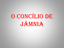 O Concílio de Jâmnia