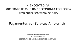 PSA - Sociedade Brasileira de Economia Ecológica