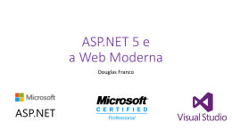 Apresentacao – ASP.NET 5 e a Web Moderna