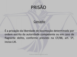 Pris&atilde;o preventiva - Professor Moreno
