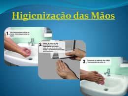 lavagem das maos