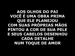 Aos Olhos do Pai &ndash; Ana Paula Valad&atilde;o