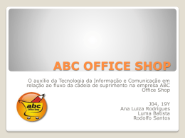 ABC Office Shop – Cadeia de Suprimentos